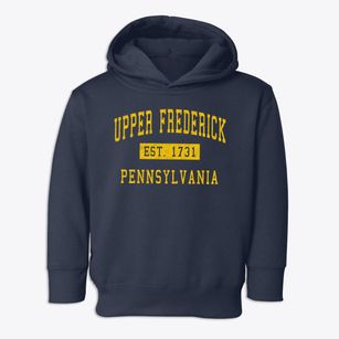 Upper Frederick Pennsylvania Classic Established Toddler Hoodie