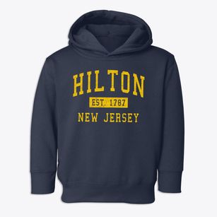 Hilton New Jersey Classic Established Toddler Hoodie
