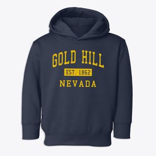 Gold Hill Nevada Classic Established Toddler Hoodie