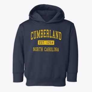 Cumberland North Carolina Classic Established Toddler Hoodie