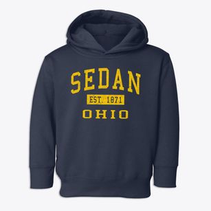 Sedan Ohio Classic Established Toddler Hoodie