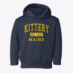 Kittery Maine Classic Established Toddler Hoodie