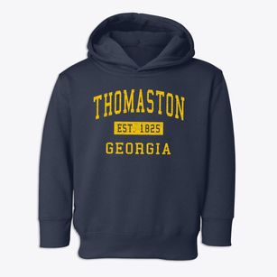 Thomaston Georgia Classic Established Toddler Hoodie