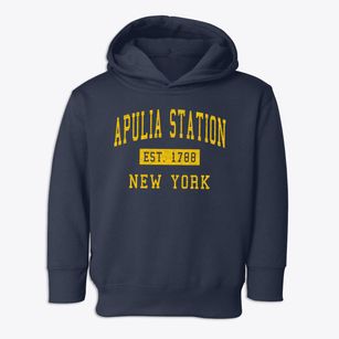 Apulia Station New York Classic Established Toddler Hoodie