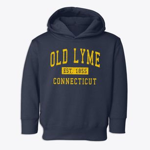 Old Lyme Connecticut Classic Established Toddler Hoodie