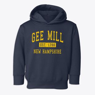 Gee Mill New Hampshire Classic Established Toddler Hoodie