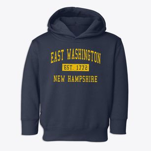 East Washington New Hampshire Classic Established Toddler Hoodie