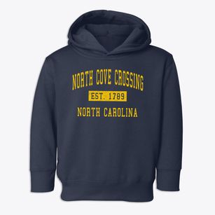 North Cove Crossing North Carolina Classic Established Toddler Hoodie