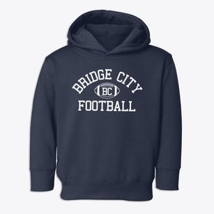 Bridge City Junior High School Classic Football Toddler Hoodie