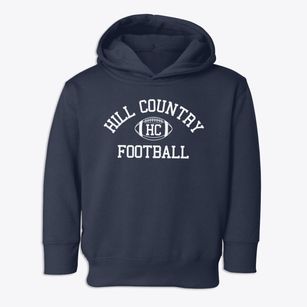 Hill Country Christian School Classic Football Toddler Hoodie