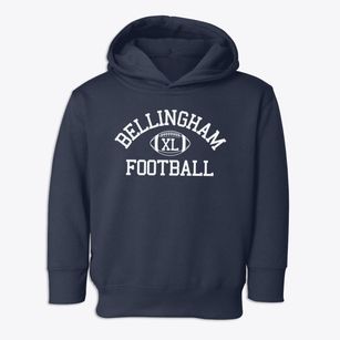Bellingham High School Classic Football Toddler Hoodie