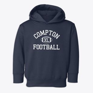Compton Early College High School Classic Football Toddler Hoodie