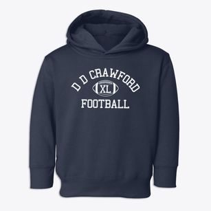 D D Crawford Primary School Classic Football Toddler Hoodie