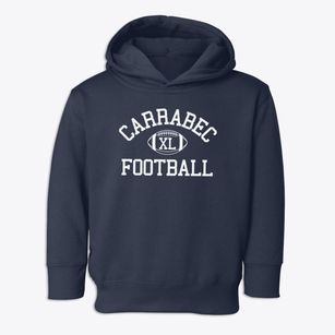 Carrabec High School Classic Football Toddler Hoodie