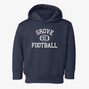Grove Christian School Classic Football Toddler Hoodie