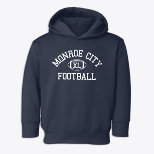 Monroe City R1 High School Classic Football Toddler Hoodie