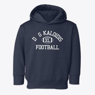 D & G Kaloidis Parochial School Classic Football Toddler Hoodie
