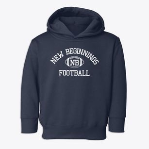 New Beginnings Montessori School Classic Football Toddler Hoodie