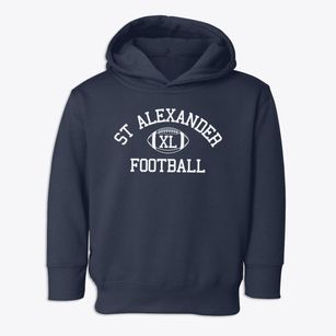 St Alexander Parish Classic Football Toddler Hoodie