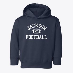 Jackson Careers And Technology Magnet School Classic Football Toddler Hoodie