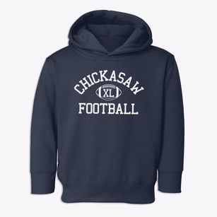 Chickasaw Junior High School Classic Football Toddler Hoodie