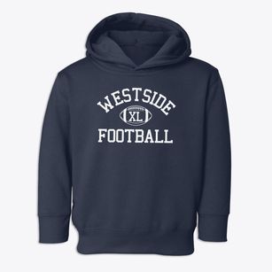 Westside High School Classic Football Toddler Hoodie