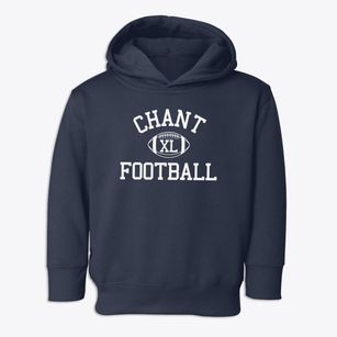 Chant Homeschool Classic Football Toddler Hoodie