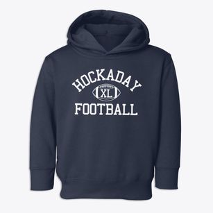 Hockaday School Classic Football Toddler Hoodie