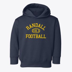Randall Consolidated School Classic Football Toddler Hoodie