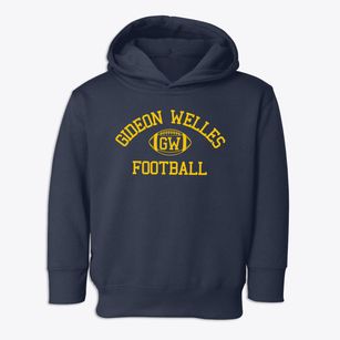 Gideon Welles Junior High School Classic Football Toddler Hoodie