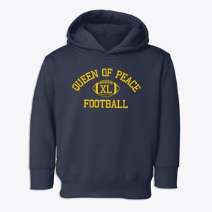 Queen Of Peace Catholic Church Classic Football Toddler Hoodie