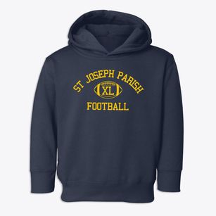 St Joseph Parish Classic Football Toddler Hoodie