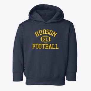 Hudson Community School Classic Football Toddler Hoodie