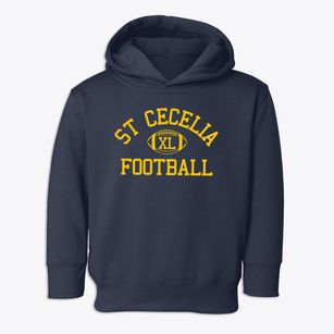 St Cecelia Parish Classic Football Toddler Hoodie