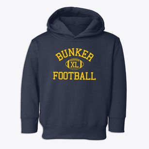 Bunker R Iii School Classic Football Toddler Hoodie