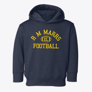 R M Marrs School Classic Football Toddler Hoodie