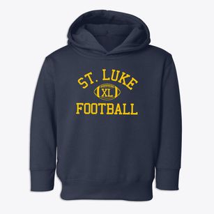 Saint Luke Preschool & Kindergarten Classic Football Toddler Hoodie