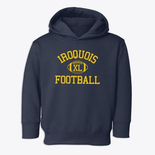 Iroquois Intermediate School Classic Football Toddler Hoodie