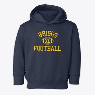 Briggs High School Classic Football Toddler Hoodie