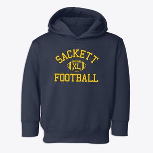 Sackett School Classic Football Toddler Hoodie