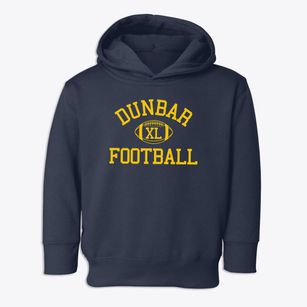 Dunbar High School Classic Football Toddler Hoodie