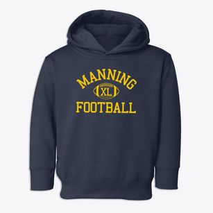Manning High School Classic Football Toddler Hoodie