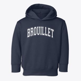 Brouillet Elementary School Varsity Arch Toddler Hoodie