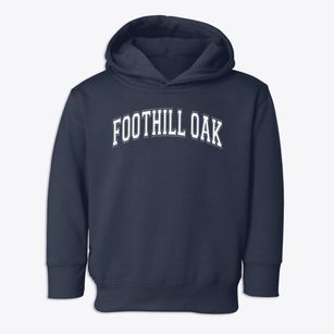 Foothill Oak Elementary Varsity Arch Toddler Hoodie