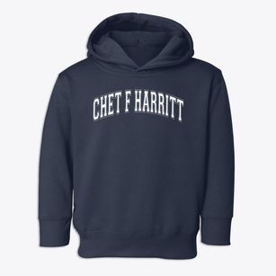 Chet F Harritt Elementary School Varsity Arch Toddler Hoodie