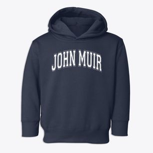 John Muir Elementary School Varsity Arch Toddler Hoodie