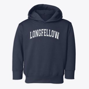 Longfellow Elementary School Varsity Arch Toddler Hoodie
