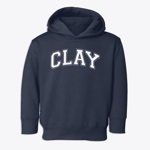 Clay Community Education Center Varsity Arch Toddler Hoodie