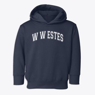 W W Estes Elementary School Varsity Arch Toddler Hoodie
