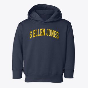 S Ellen Jones Elementary School Varsity Arch Toddler Hoodie